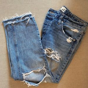 Garage Distressed Boyfriend Jeans